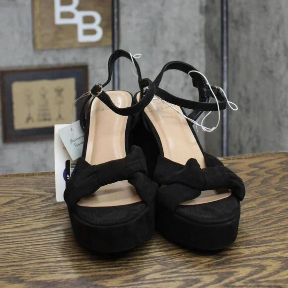 a new day Black Heeled Sandals - Picture 4 of 7